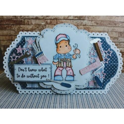 KSCRAFT Basic Door Hangers Metal Cutting Dies Stencils for DIY Scrapbooking Decorative Embossing DIY Paper Cards