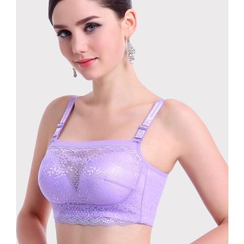 Mozhini Non slip women bra small chest super push up bra lady beauty big size bra comfortable underwear female bralette lace bra