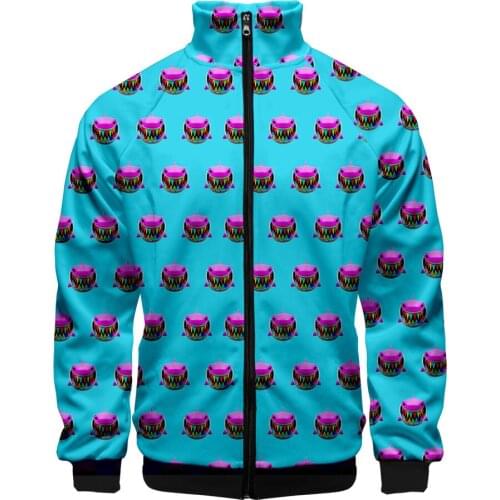 Rapper Tekashi 69 6ix9ine Gooba 3D Print Mens Jacket Slim Stand Collar Zipper Jacket Male Tracksuits Streetwear Hip Hop Hoodie