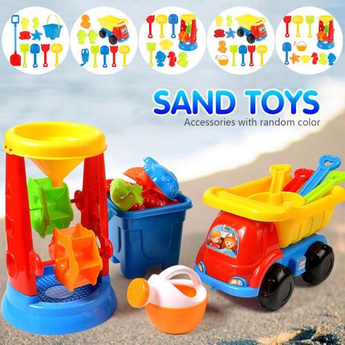 9/10/11PCS Children Beach Toys kit Baby Sandbox Set Bucket Digging Sand Shovel Sandpit Sandglass Play Sand Water Summer Toys