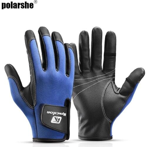 Winter Fishing Catching Gloves 2 Cut Fingers Release Carp Fishing Anti-slip Ice Fishing Gear Durable Cycling Protect Hand Glove