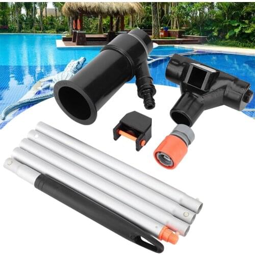 Swimming Pool Vacuum Jet Cleaner 5 Pole Outdoor Portable Cleaning Hot Spring Hot Tub Suction Tool