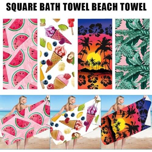 Rectangular Beach Towel Sand Free Quick Dry Microfiber Beach Blanket Lounge Cover For Adults Outdoor 150x75CM Serviette De Plage