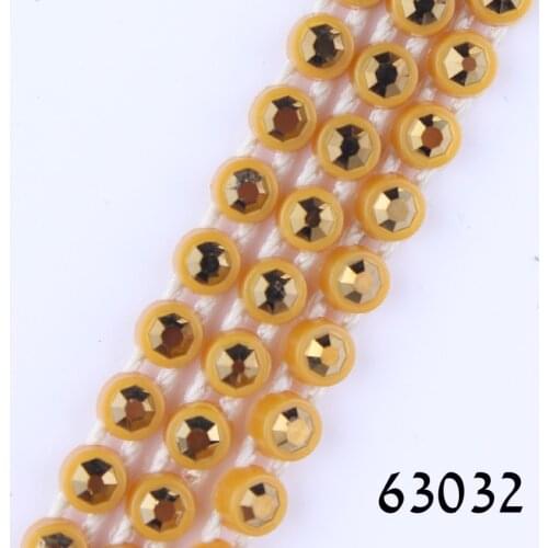 Taidian Plastic Rhinestone banding SS6 For Native Beaded Earring 10yards