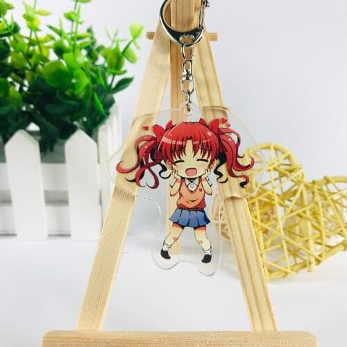 1pc Anime Keychain Toaru Kagaku no Railgun Pendant