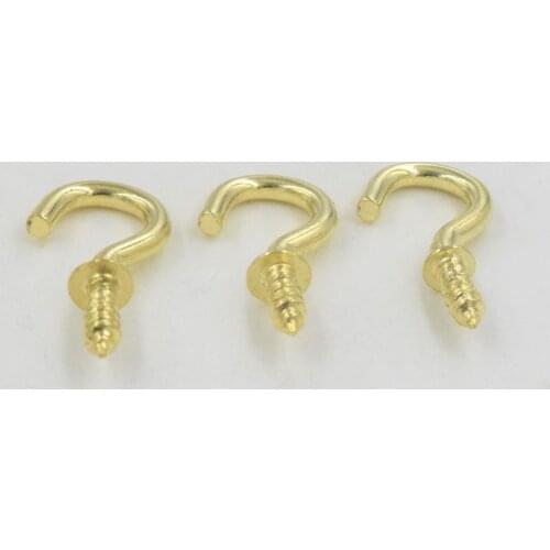 20 pcs / set 1/2 Inch Chrome Plated Brass Pushed Screw Hanging Hat Coat Hooks Hanger High Quality Hanger