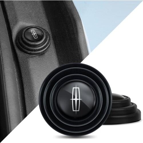4Pcs Car Door Switch Shock Absorption Cushion Stickers For Lincoln Continental Navigator MKC MKT MKZ MKX MKS MKX-Aviator Flyer