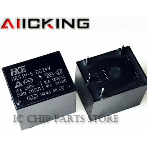 5pcs/lot HKE Auto relay CMA51H-S-DC24V-A 4PIN 24V T73/10A 100% new original relay in stock