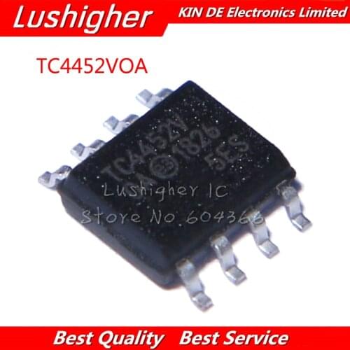 5pcs TC4452VOA SOP-8 TC4452 SOP8 TC4452V SOP