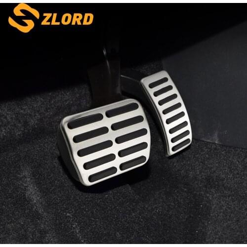Zlord Stainless Steel Car Pedal for Volkswagen Golf 4 MK4 Variant Cabrio 1997 - 2005 Pad Cover Auto Accessoriess