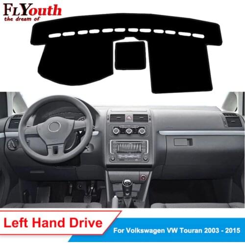 Car Dashboard Cover Dash Mat For Volkswagen VW Touran 2003 2004 -2009 2010 2011 2012 2013 2014 2015 Pad Sun Shade Car Styling