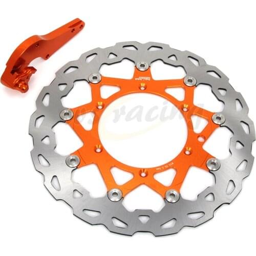 CNC 320MM Motorcycle Front Floating Brake Disc & Bracket For KTM MX520 SX520 XCG525 XCW525 EXC525 MXC525 SX525 XC525 EXR530R