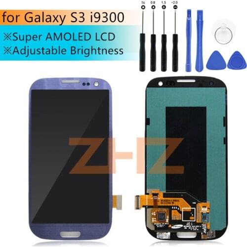 For Samsung Galaxy S3 i9300 LCD Display Touch Screen Digitizer Full Assembly for Galaxy S3 i9300 LCD Display Repair Spare Parts