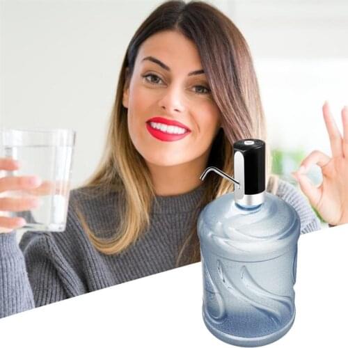 Electric Water Dispenser Automatic Drinking Water Pump Device For Camping Office Home Reusable Straw Pajitas Acero Inoxidable