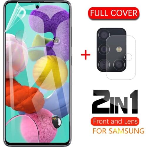 Hydrogel Film For Samsung Galaxy S21 Plus Ultra Screen Protector S20 S8 S9 S10 E 5G Lite 2020 Note 8 9 10 20 FE S Camera Lens D
