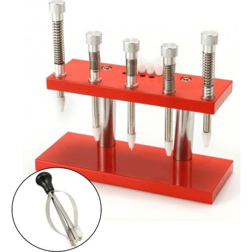 5 pins Watch Repair Tools Puller Plunger Remover &Hand Presto Presser Press Fitting Kit Clock Watch Tools