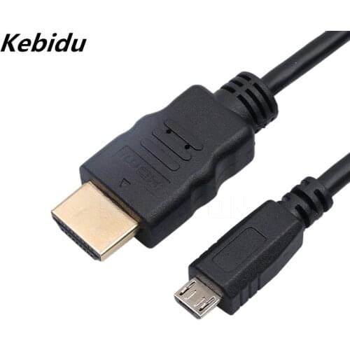 Kebidu high quality 5PIN Micro USB to 1080P HDTV cable adapter for Samsung Galaxy Note 3 S2 S3 S4 S5 HTC LG Sony 1.5m