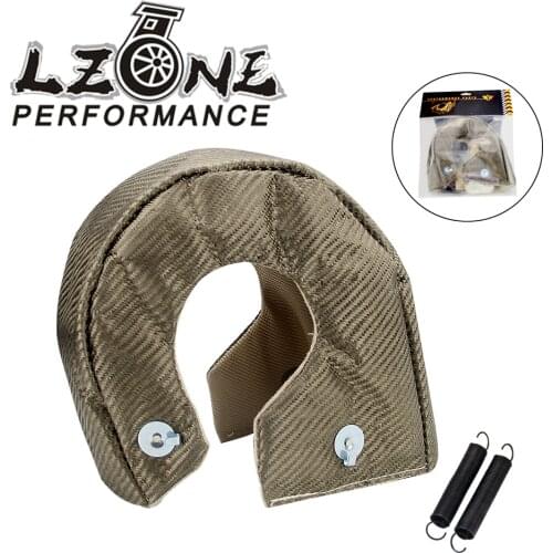 LZONE - 100% FULL TITANIUM turbo heat shield blanket T4 turbo blanket fit :t4,gt40,gt42 ,gt55,t6,t66 turbo charger JR1304-2T/GR