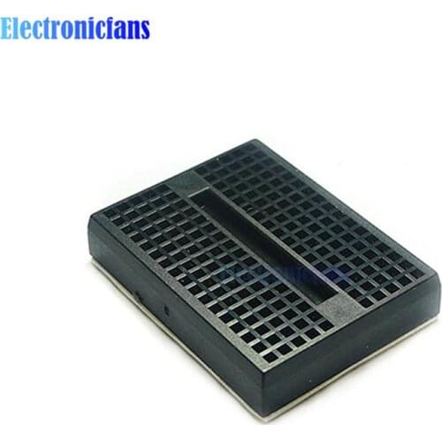 Mini Black Solderless Prototype Breadboard 170 Tie-points for Arduino Shield