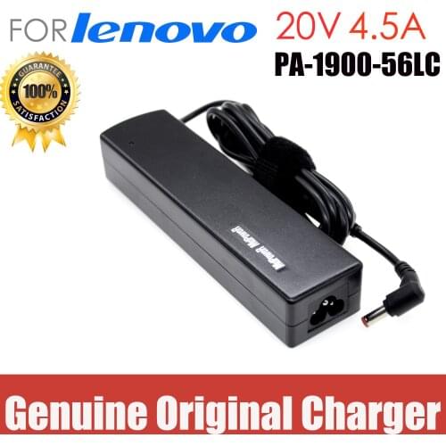 Original 20V 4.5A 90W AC Adapter Laptop Charger For lenovo G580 K23 K26 K29 K43 K43A K46 K47 K49A N480 N485 N580 PA-1900-56LC