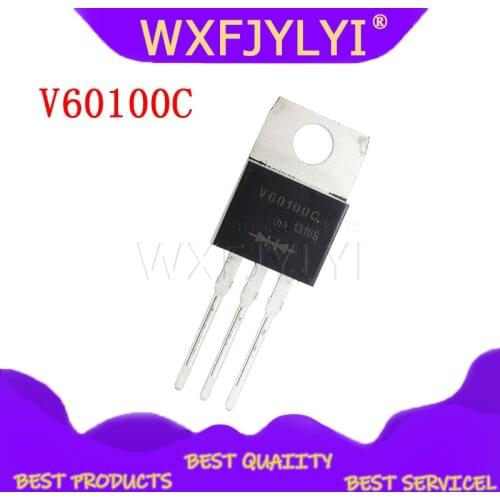 5PCS V60100C TO-220 V60100 TO220 packaged Schottky diode common cathode 60A 100V original authentic
