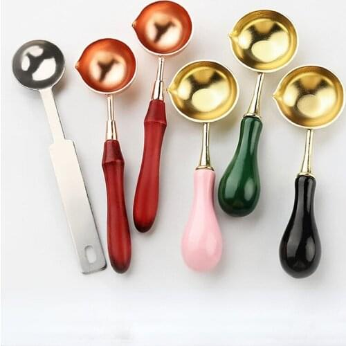 [Fire Lacquer Supplies] Aromatherapy White Wax Spoon Fire Lacquer Seal Sealing Tool Fire Lacquer Stove Spoon
