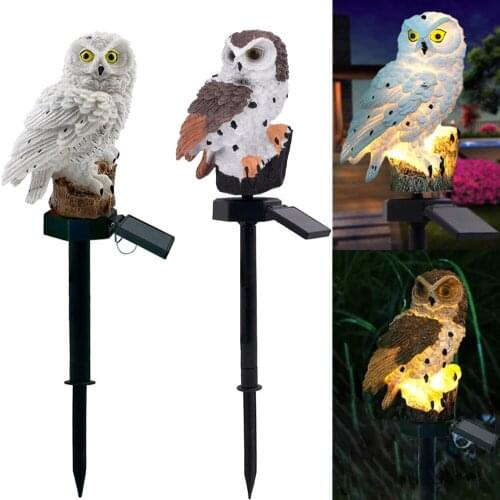 Owl Solar Light LED Garden Lights Night Lawn Lamp Waterproof Outdoor Yard Lighting Lawn Landscape Lights