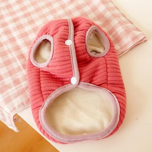 Warm Pet Winter Vest Coat Outfit Cat Puppy Dog Clothes Garment Yorkshire Pomeranian Shih Tzu maltese Poodle Bichon Dog Clothing