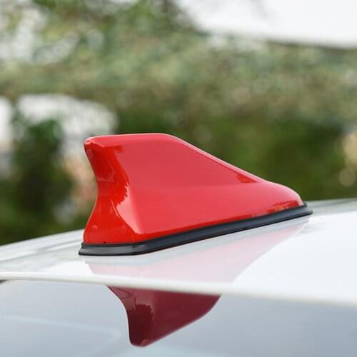 Universal Car Shark Fin Antenna Second-generation Antenna Tail Modification Punch Free Signal Radio Aerials for Vehicle Styling