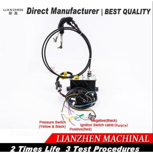 Universal Throttle Motor double cables Idle Actomatically Applicable to all excavator No need controller