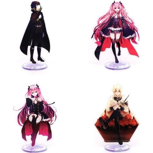 1pcs Anime Cartoon Seraph of the end Printed Acrylic Stand Figure Cosplay Prop Home Desk Decoration Boy Girl Gift
