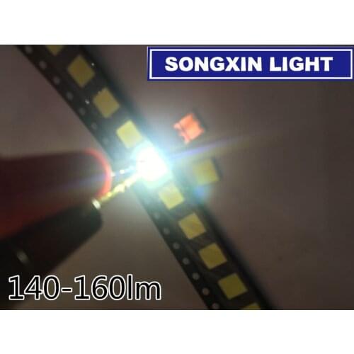 1000pcs 5054 LED LCD Backlight TV Application LED Backlight 1.5W 3V 5050 Cool white LED LCD TV Backlight SL-WZ5054FTA-11FAD