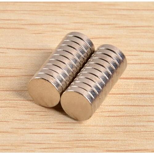 20Pcs 8x2mm N40 Permanent Strong Round Disc Blocks Magnets Powerful Magnets 8mmx2mm 8*2mm Rare Earth Neodymium Magnets 8*2