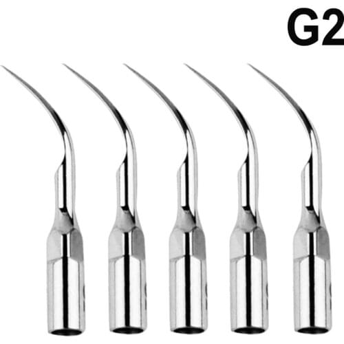 5Pieces G2 Dental Ultrasonic Piezo Scaler Scaling Tips Hanpiece Fit EMS UDS