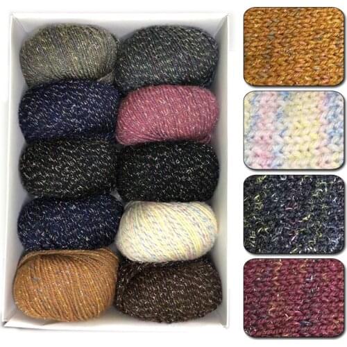 50g/ball High Quality Warm Colorful Thick Yarn Alpaca Wool Hand Knitting Scarf Needle DIY Cotton Crochet Thread