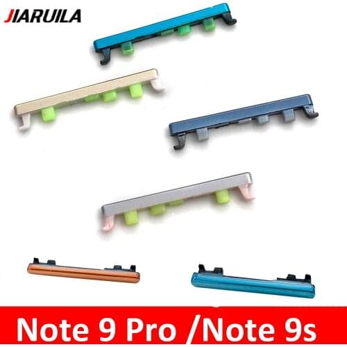 For Xiaomi Redmi Note 9S 9 Pro Volume Button Power ON / OFF Buttton Key Replacement