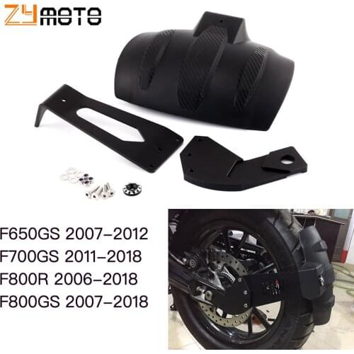 Motorcycle Black Rear Fender Wheel Hugger Mudguard Splash Guard For BMW F650GS F700GS F800GS F800R F 650 700 800 GS 2017 2018