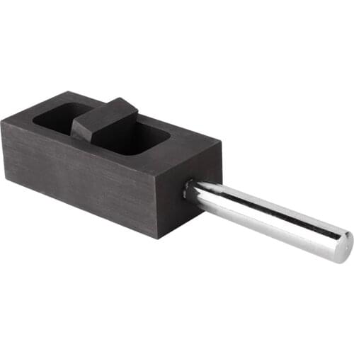 1 Pack 5 KG Graphite Ingot Mold Crucible Mould for Melting Casting Refining Gold Silver Metal Aluminum Copper Brass