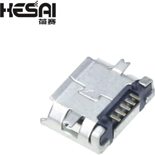 5 Pin SMT Socket Connector Micro USB Type B Female Placement SMD DIP Socket Connector