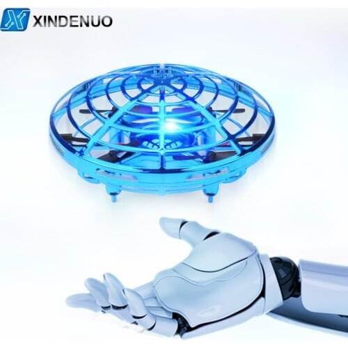 Induction UFO RC Helicopter Infraed Hand Sensing Aircraft Electronic Model Quadcopter flayaball Small drone Toys For Children