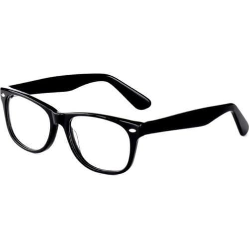 Retro Classic Acetate Eyeglasses Optical Women Vintage Glasses Frame Clear lens Eyewear Men Black Brown Tortoise Eye Glass