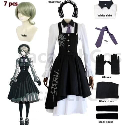 Danganronpa V3: Killing Harmony Tojo Kirumi Cosplay Costume Japanese Game Anime Uniform Suit Outfit Clothes and wigs Halloween