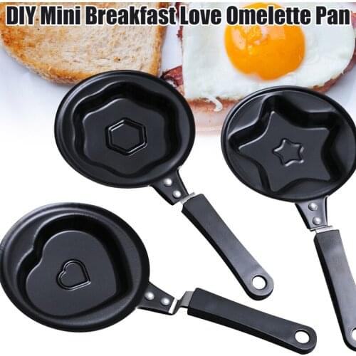 Mini Egg Breakfast Fryer Multi-styles Non-stick Pan Pancakes Crepe Pan Molds For Home Kitchen B1