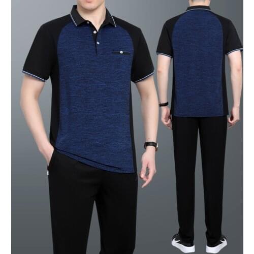 Men Sportswear Tracksuit Summer Quickly Dry Loose Male Running Jogging Fitness Gym Workout Casual Set Sport Suit Sweatshirt+pant