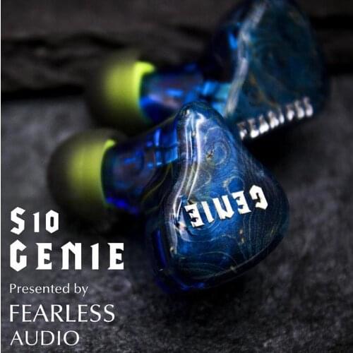Fearless Audio S10 Genie 10BA Driver In-Ear Monitor HiFi Earphones Knowles Sonion Balanced Armature With 0.78mm Detachable Cable