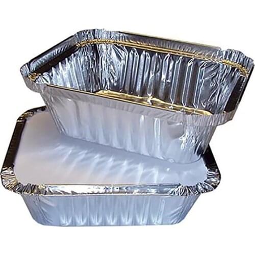 50 x 400ml/250ml Disposable BBQ Drip Pan Tray Aluminum Foil Tin Liners for Grease Catch Pans Replacement Liner Trays with Cover