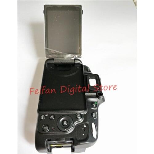 Original Back Rear Cover Shell with LCD FPC Replacement Part For Nikon D5100 Camera Repair parts