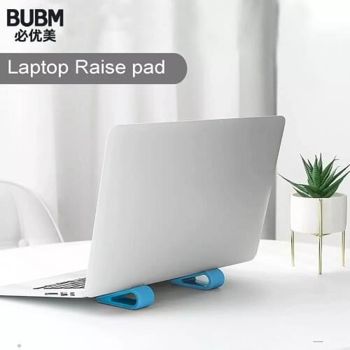 BUBM Portable Ventilated Laptop Stand Practical Laptop Cooling pad Skidproof feet Heat Reduction Stand for Laptop/ Notebook