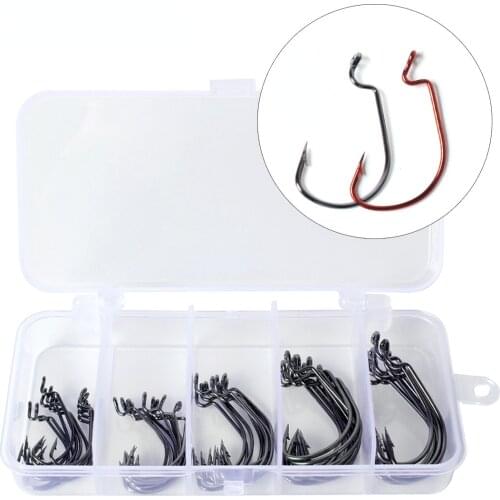 Fishing hook crank hook wide belly hook set 3.1cm-4.5cm high carbon steel fish hook set fishing hooks fishing accessories