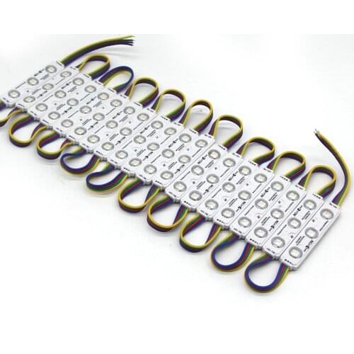 12V 5050 SMD rgb LED Modules light Samsung Chip RGB LED Strip 5050 IP65 Waterproof for Advertising Letter Sign Backlight 20pcs
